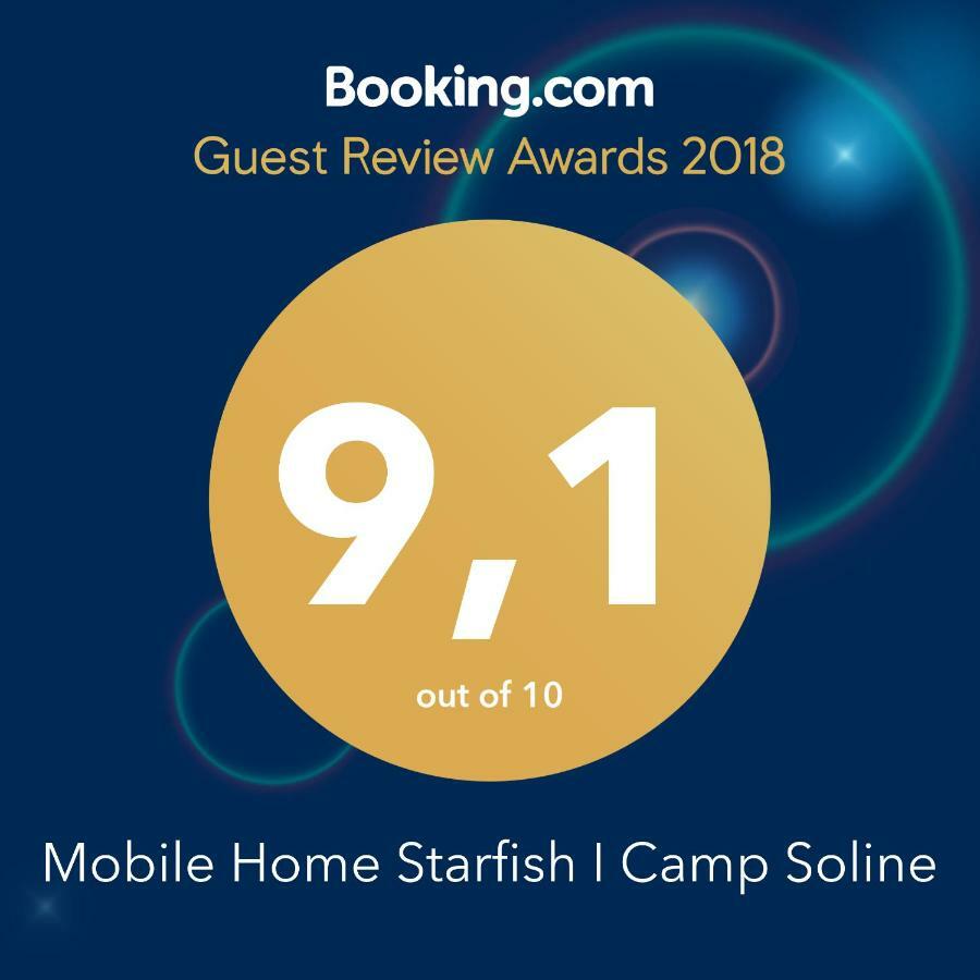 Mobile Home Starfish I Camp Soline Биоград-на-Мору Экстерьер фото